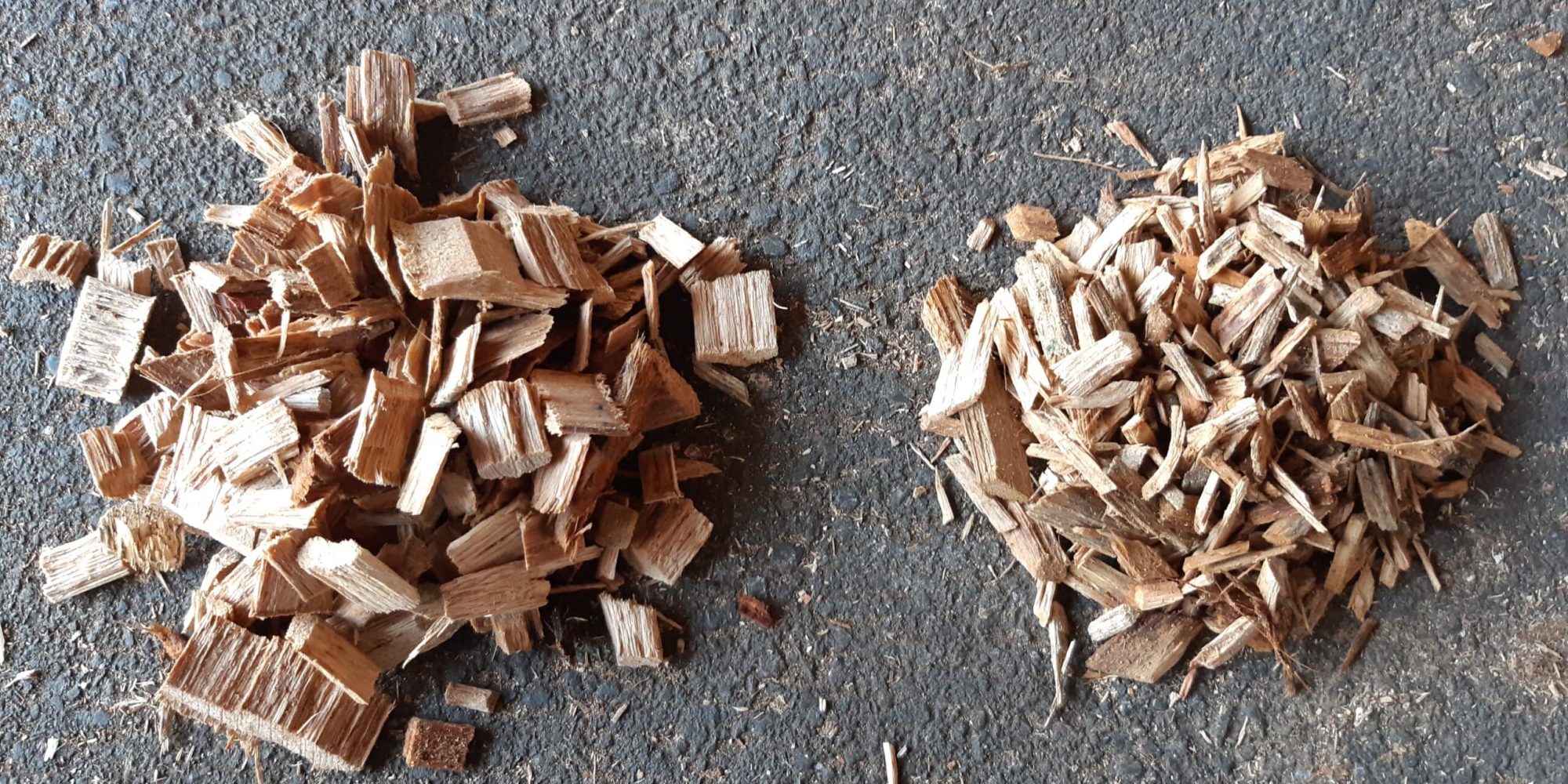 PLaquettes de chêne différents diamètre